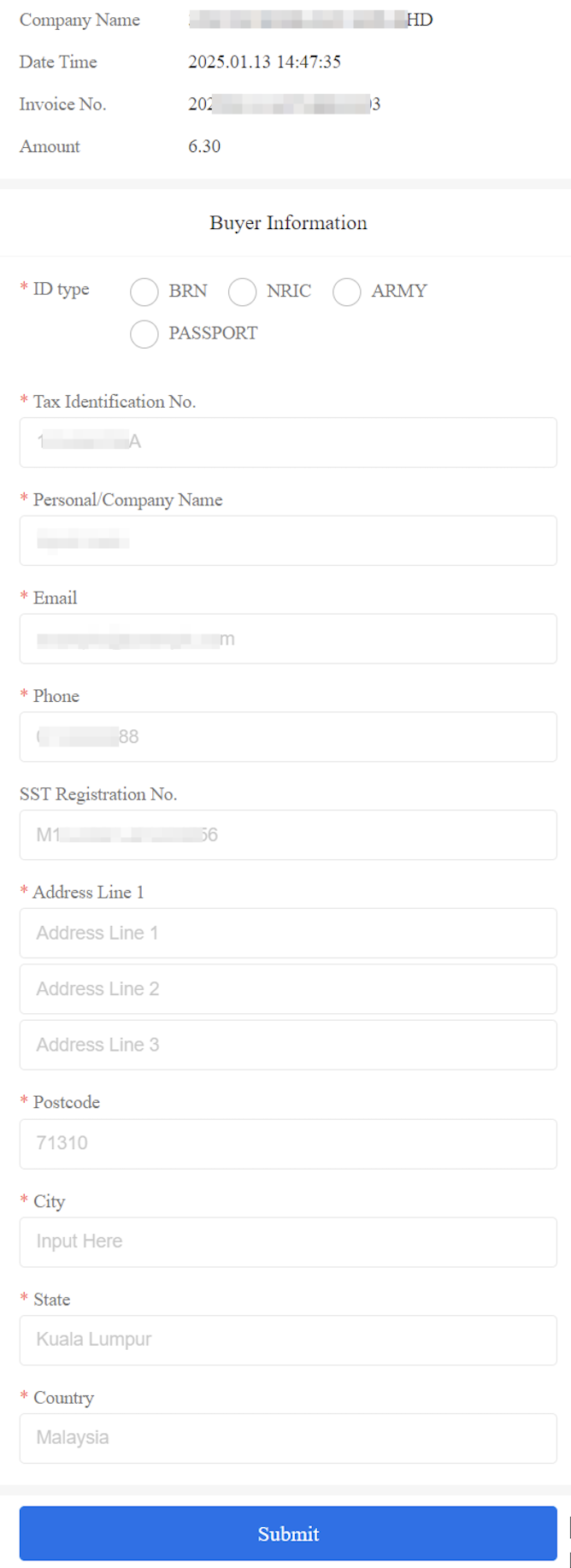 银豹官网马来西亚电子发票使用指南-银豹博客